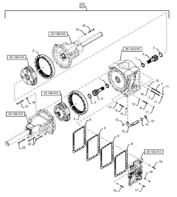 310695A1 - Шестерня солнечная обр. (для 3х шестеренч.) редуктора планетарн. моста задн. TGT8./Mg.