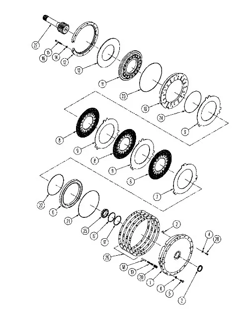 310692A1 - Вал длинн. редукт. планет. моста 450сер. TJT9./St.
